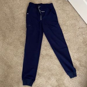 Figs Jogger Scrubs - Navy